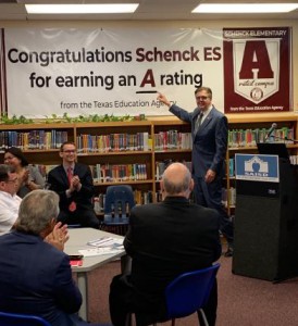 PR 08 15 2019 Lt. Gov. Patrick Statement A-F Ratings Making A Big Difference in Texas Schools